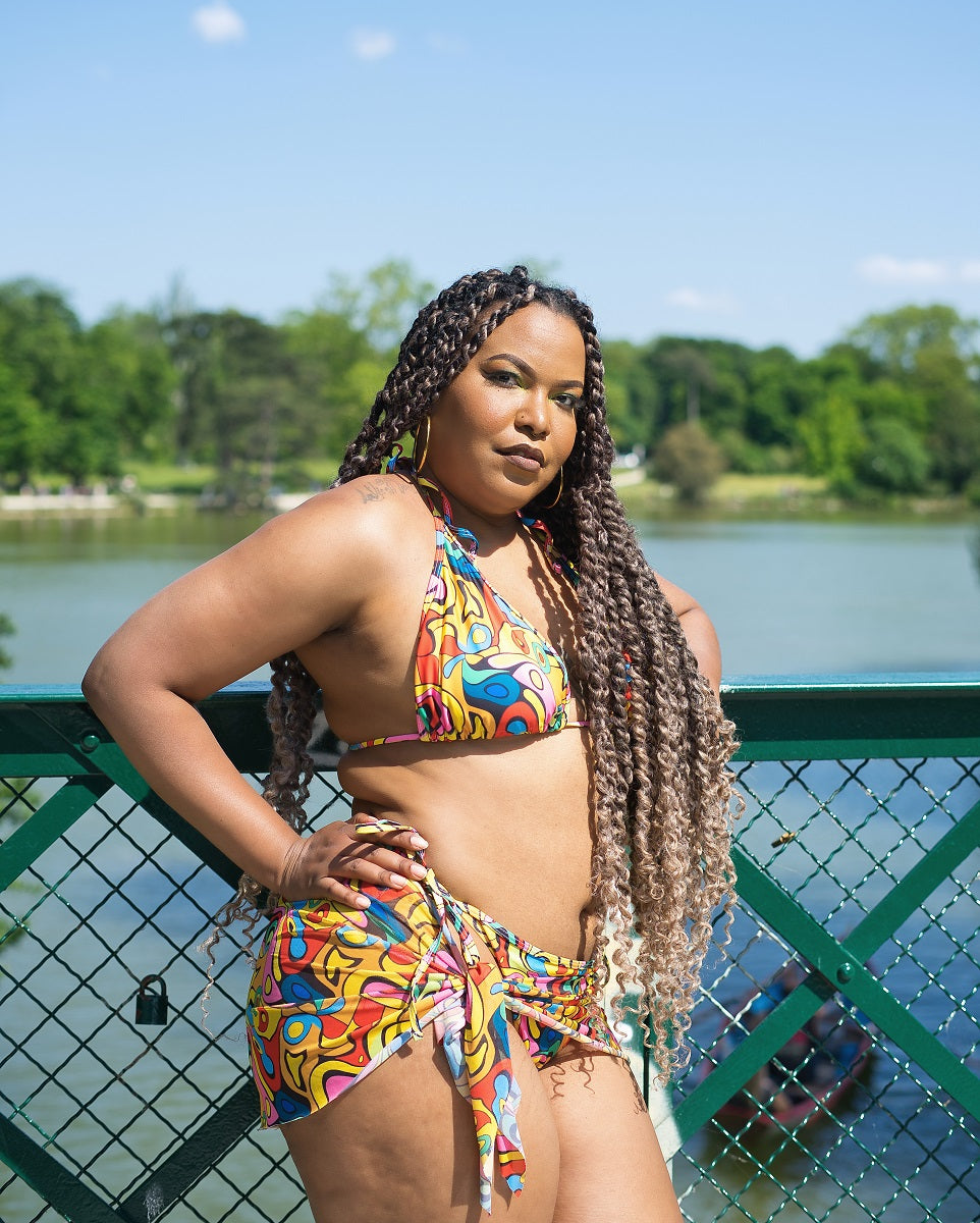 Afrodisiak: Maillot de bain 2 pièces + Paréo