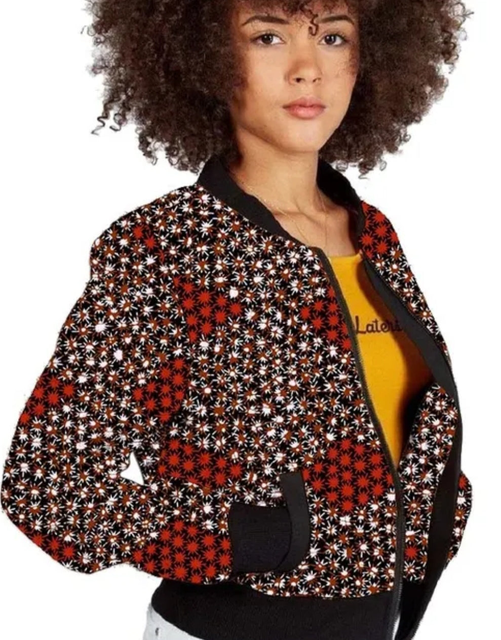 Blouson Ankara pour femme