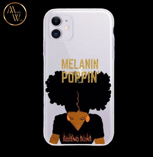 Coque en Silicone Motif Africain pour iPhone (Modèles 6, 7 & X)