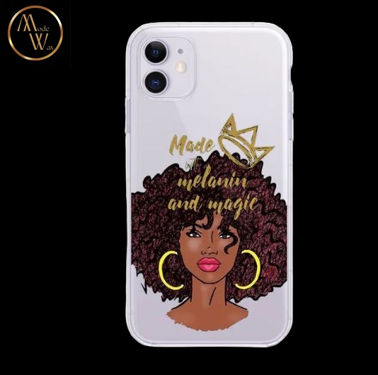 Coque en Silicone Motif Africain pour iPhone (Modèles 6, 7 & X)