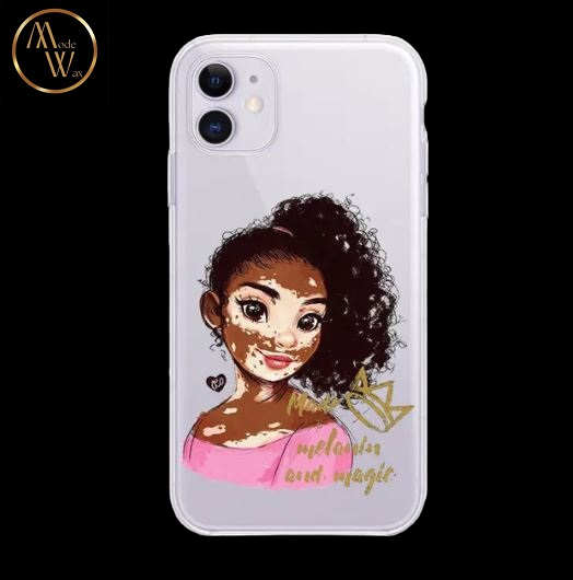Coque en Silicone Motif Africain pour iPhone (Modèles 6, 7 & X)