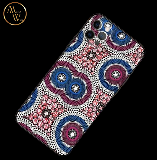 Coque en Silicone Motif Africain pour iPhone (14 & 15)