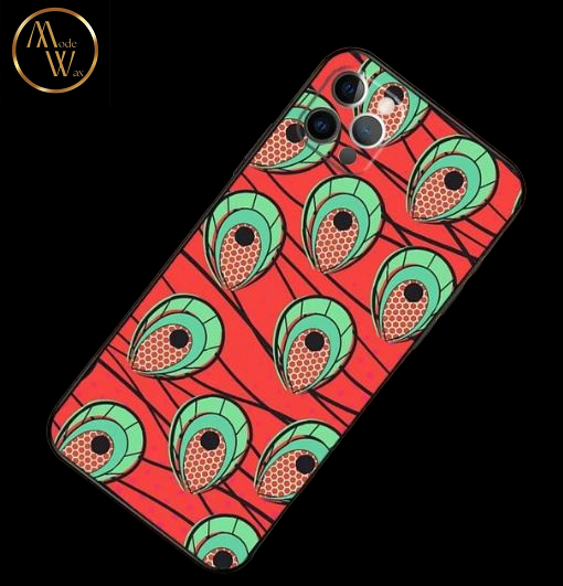Coque en Silicone Motif Africain pour iPhone (14 & 15)