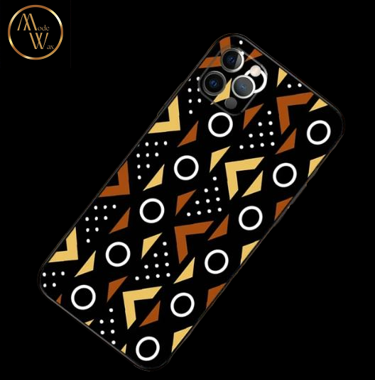Coque en Silicone Motif Africain pour iPhone (14 & 15)
