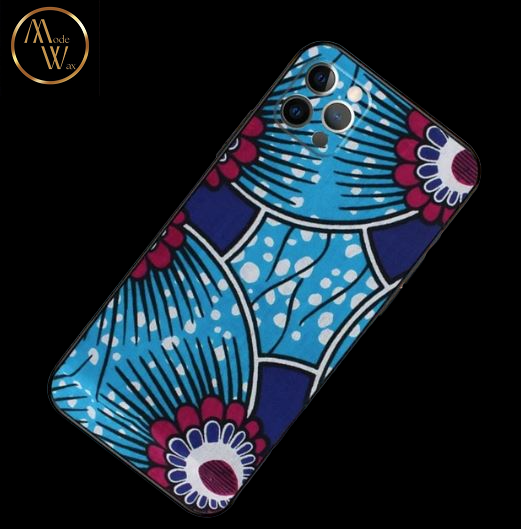Coque en Silicone Motif Africain pour iPhone (14 & 15)
