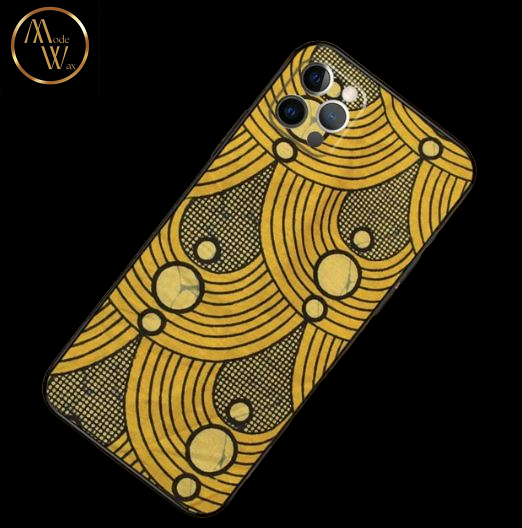 Coque en Silicone Motif Africain pour iPhone (14 & 15)