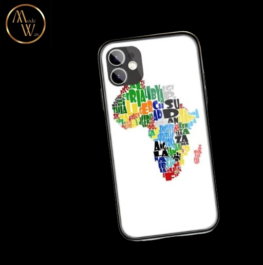 Coque en Silicone Motif Africain pour iPhone (Modèles 11 & 12)