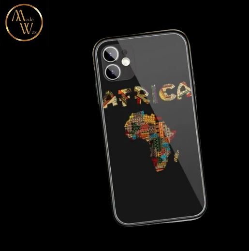 Coque en Silicone Motif Africain pour iPhone (Modèles 6, 7 & X)