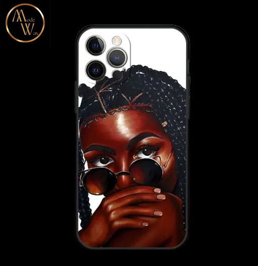 Coque en Silicone Motif Africain pour iPhone (13 & 14)