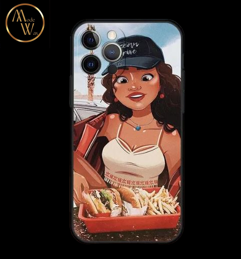 Coque en Silicone Motif Africain pour iPhone (13 & 14)