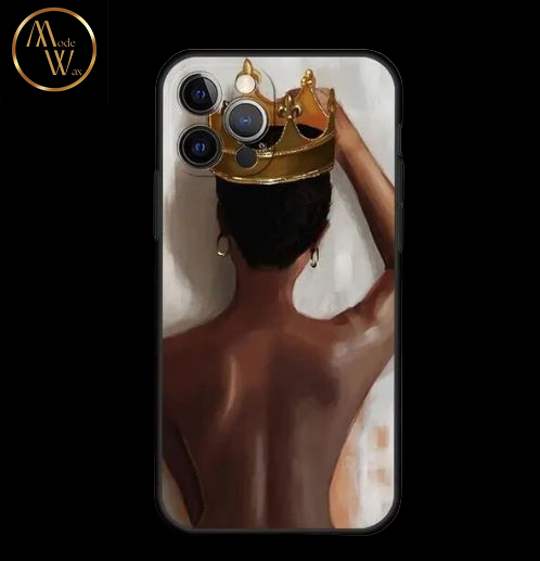 Coque en Silicone Motif Africain pour iPhone (11 & 12)