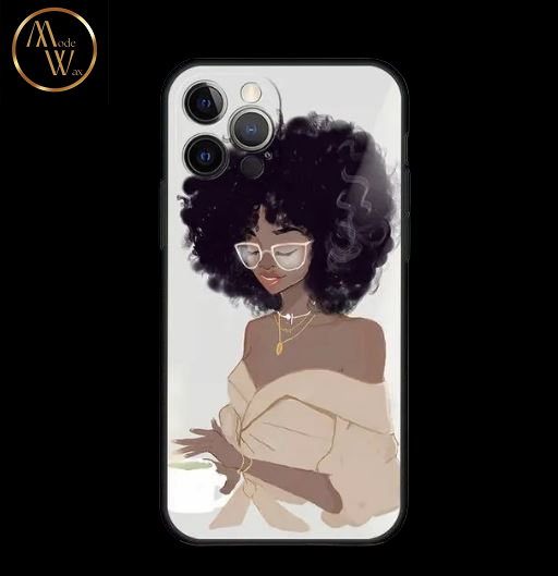 Coque en Silicone Motif Africain pour iPhone (13 & 14)