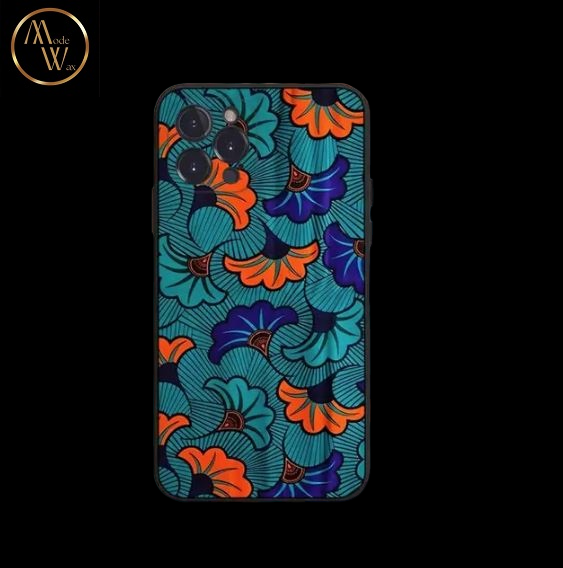Coque en Silicone Motif Africain pour iPhone (Modèles SE à 12)