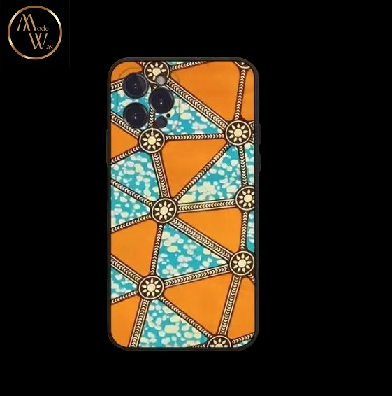Coque en Silicone Motif Africain pour iPhone (Modèles SE à 12)