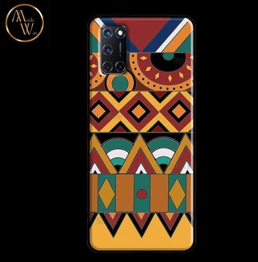 Coque en Silicone Motif Africain pour Oppo (Modèles A91 à A96)