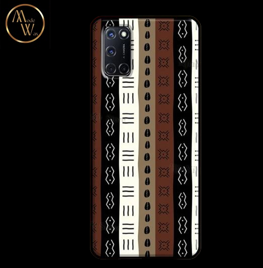 Coque en Silicone Motif Africain pour Oppo (Modèles A91 à A96)