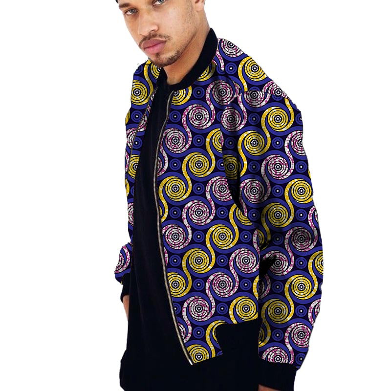 Blouson Ankara pour Homme