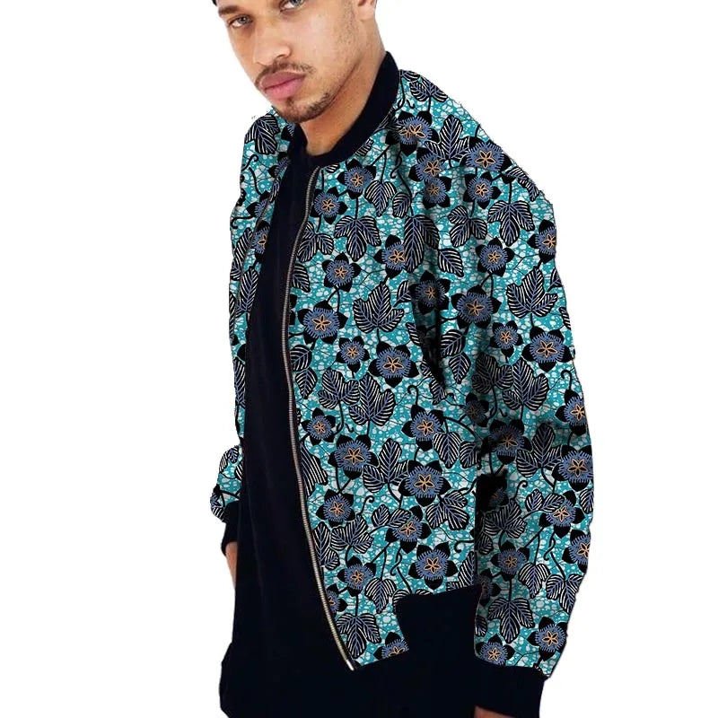 Blouson Ankara pour Homme