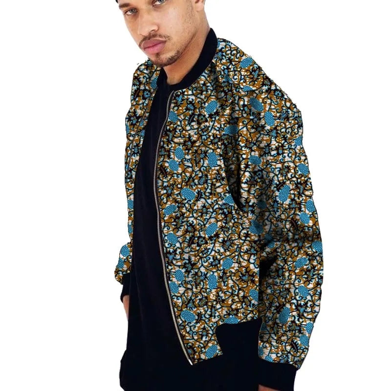 Blouson Ankara pour Homme