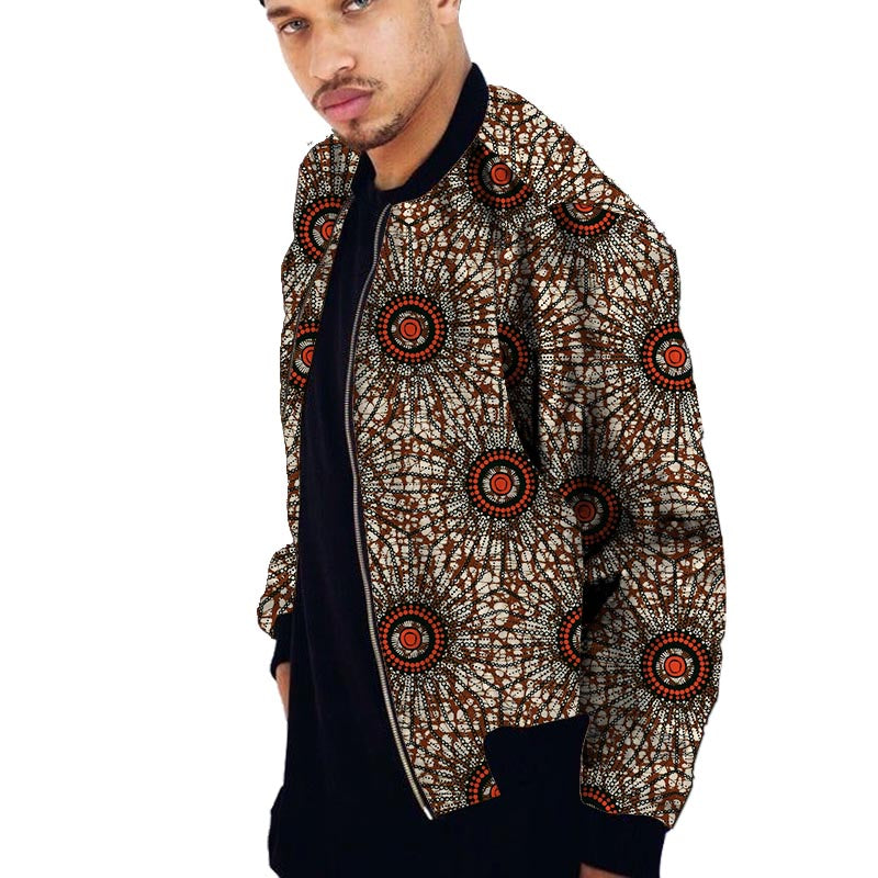 Blouson Ankara pour Homme