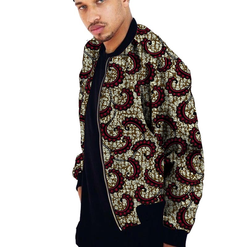 Blouson Ankara pour Homme
