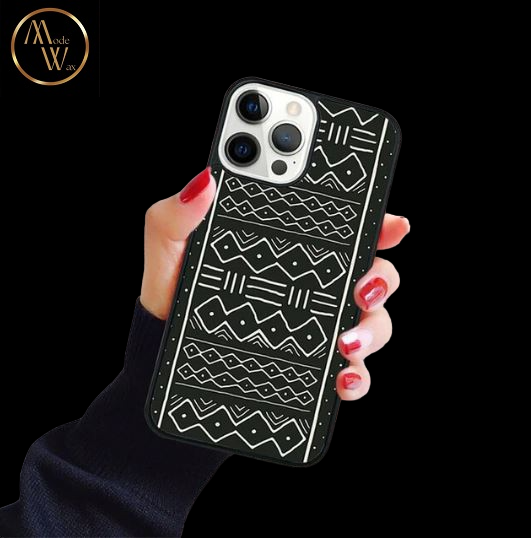 Coque en Silicone Motif Africain pour iPhone (12 & 13)