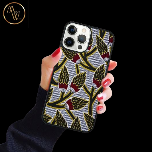 Coque en Silicone Motif Africain pour iPhone (12 & 13)