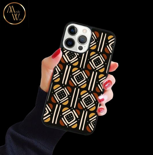 Coque en Silicone Motif Africain pour iPhone (12 & 13)