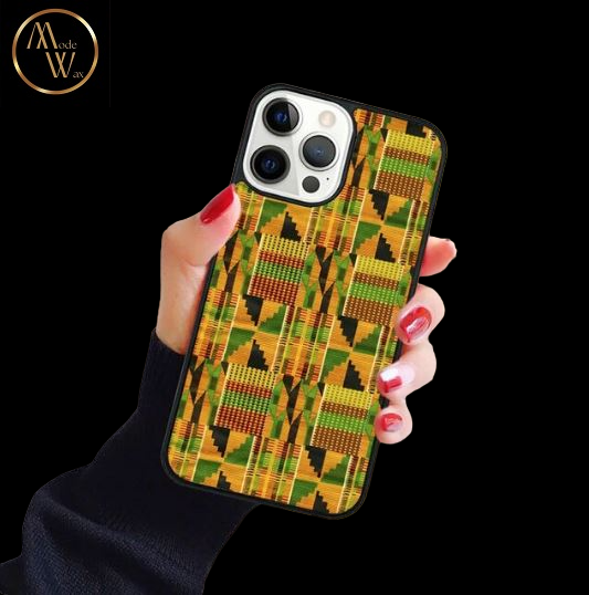 Coque en Silicone Motif Africain pour iPhone (Modèles SE,6, 7, 8, X & 11)
