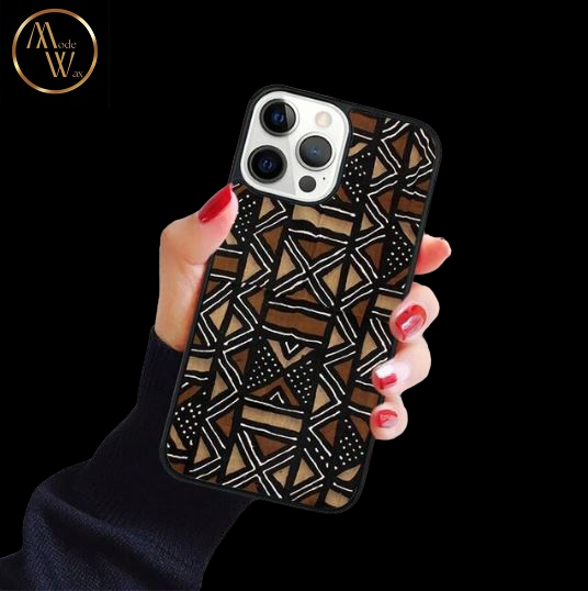 Coque en Silicone Motif Africain pour iPhone (Modèles SE,6, 7, 8, X & 11)