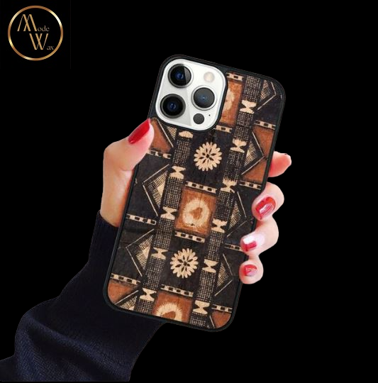 Coque en Silicone Motif Africain pour iPhone (12 & 13)
