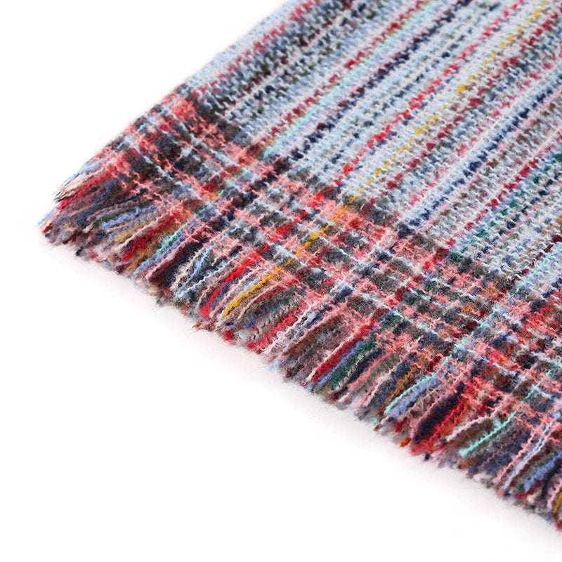 Echarpes Plaid Rose