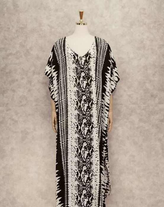 Mirage Noir: Robe Tunique - Boubou