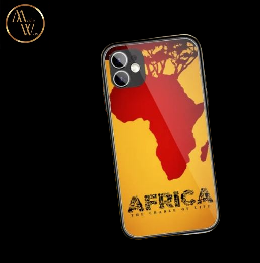 Coque en Silicone  Motif Africain pour iPhone (Modèles 6, 7 & X)