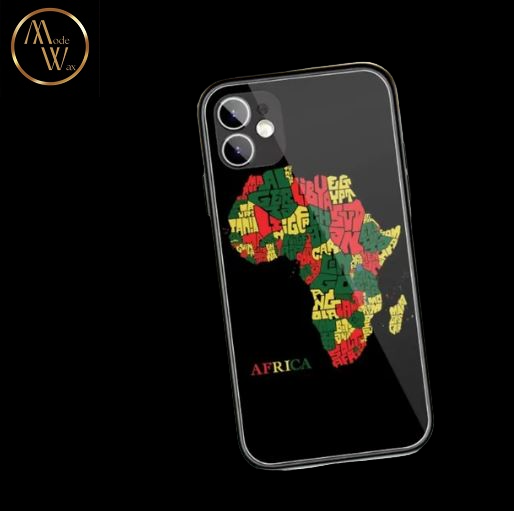 Coque en Silicone Motif Africain pour iPhone (Modèles 11 & 12)