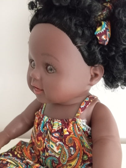 Leila: Poupée Articulée de 30 cm en Silicone souple