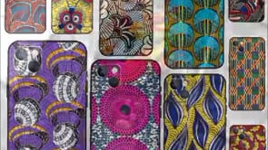 Coque en Silicone Motif Africain pour iPhone (Modèles 13 à 15)