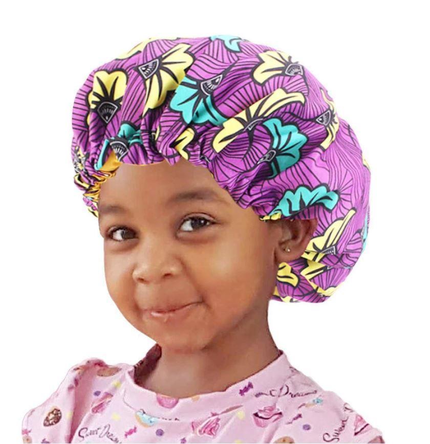 Bonnet Enfant Reversible en Satin - RevSat17 – Inspiration Ethnique
