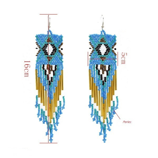 Boucles d'oreille d'inspiration ethnique: les Tribales
