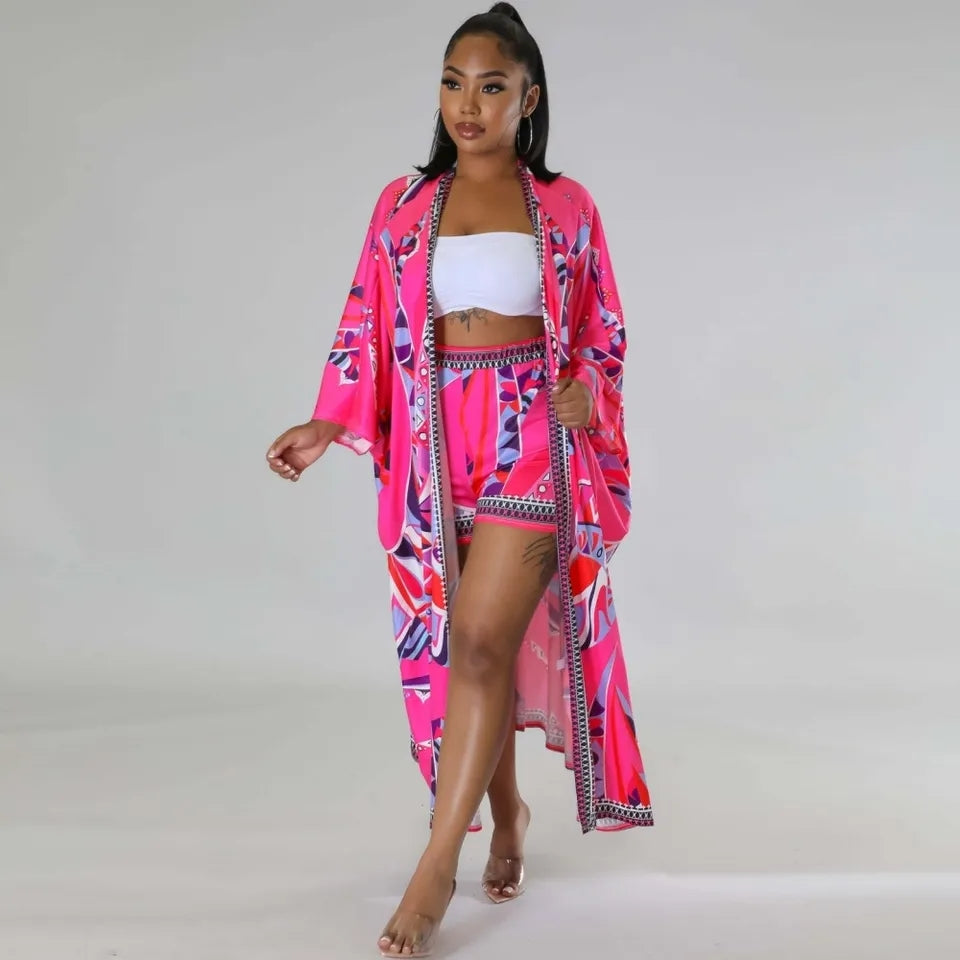 Pink Design: Shorty + Kimono