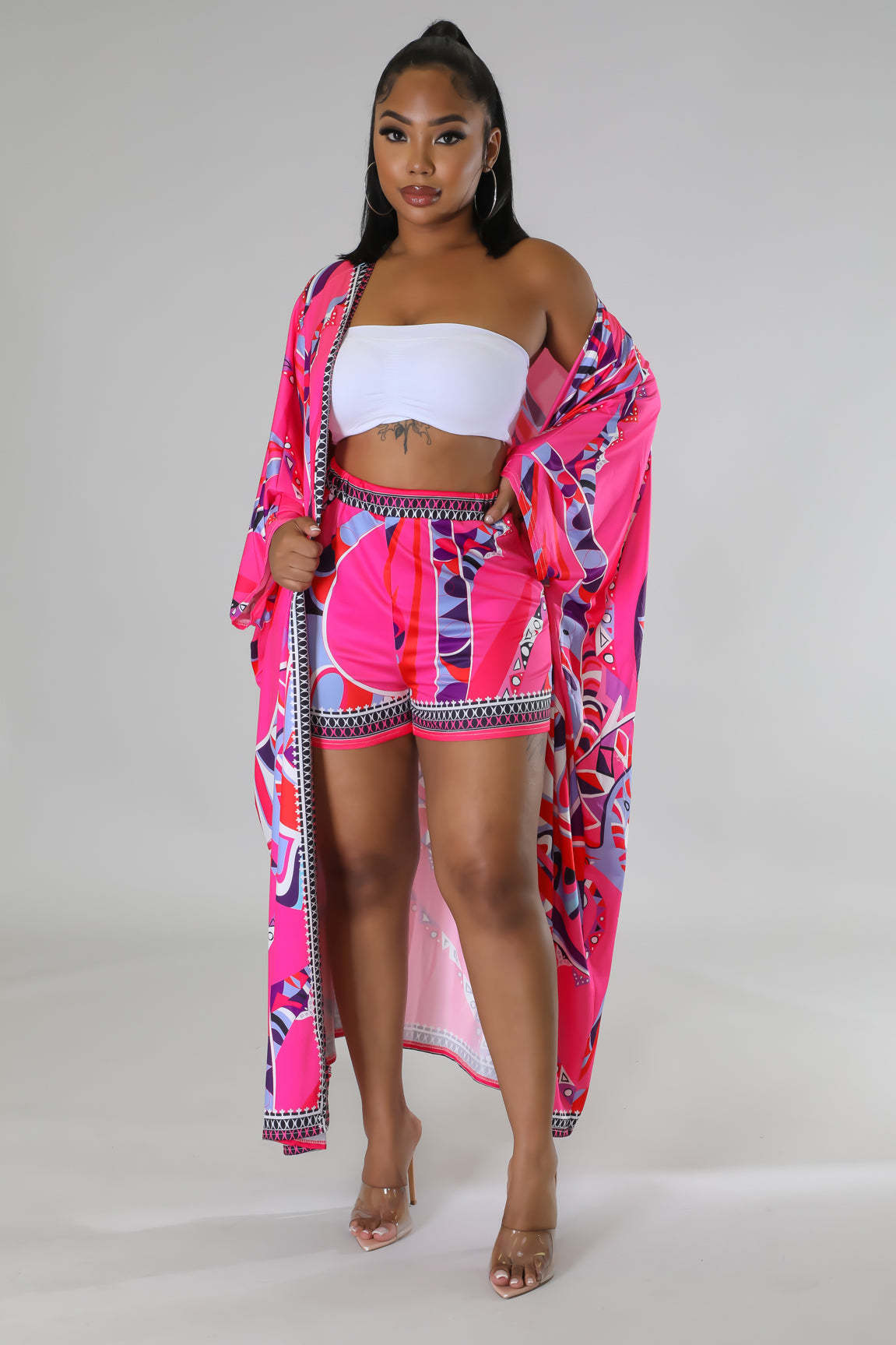 Pink Design: Shorty + Kimono