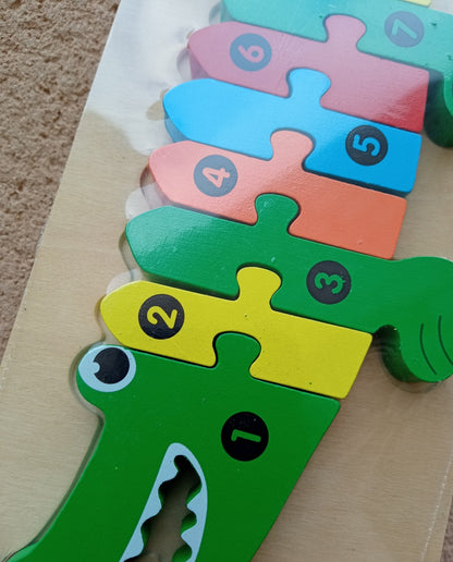 Puzzle Crocodile Montessori