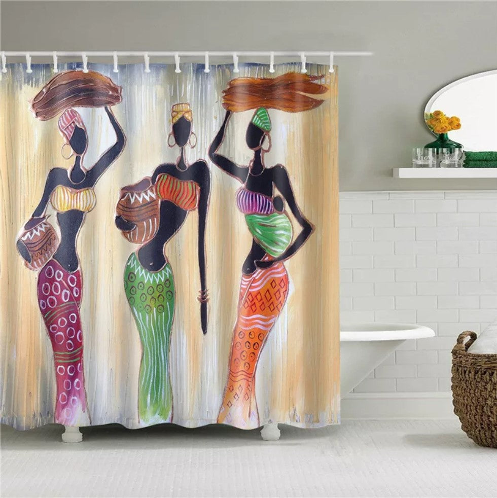Rideau de Douche (180 x 200 cm) Afriqu'Art