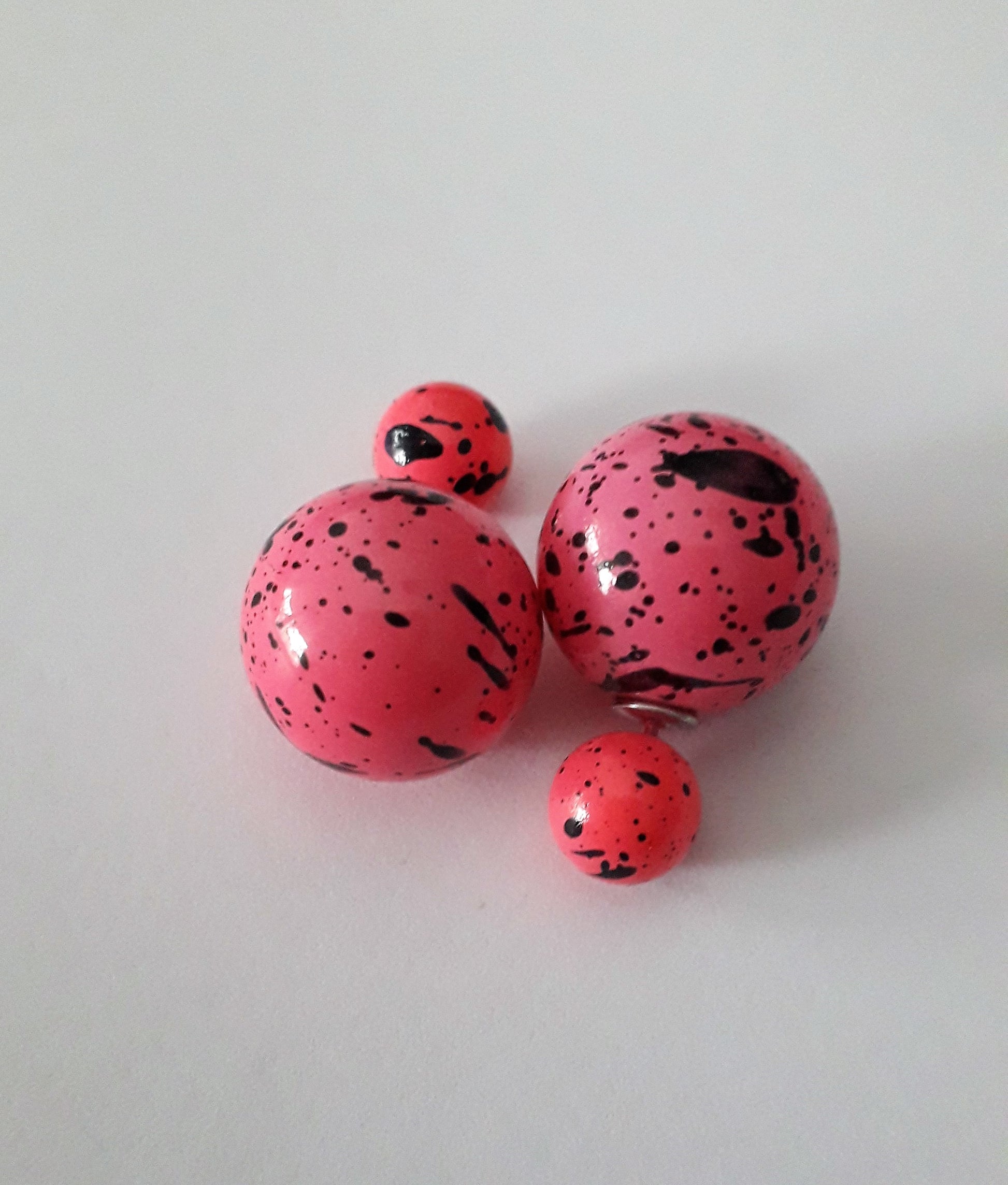 Boucles d'oreille mouchetés color's inspiration-ethnique.fr
