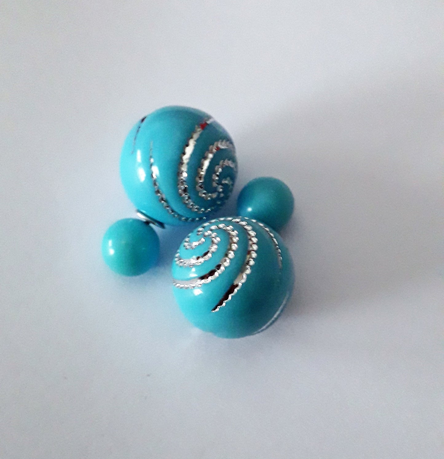 Boucles d'oreille d'inspiration ethnique: Strass Color's