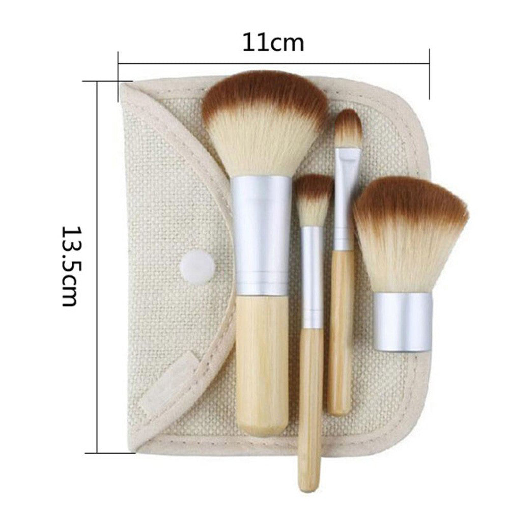 Set pinceaux maquillage: Le Bambou